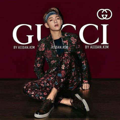 kim taehyung gucci model|BTS v Gucci jacket.